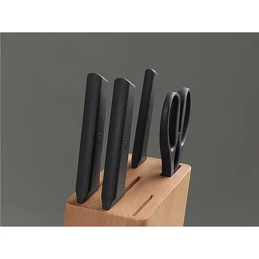Набір ножів із дерев'яною підставкою Huo Hou 6 предметів JHHH6 - фото 4