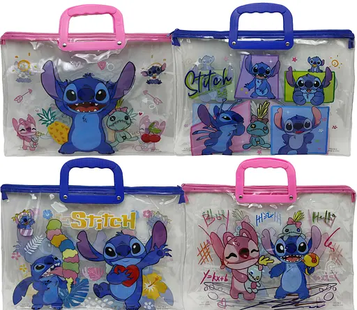 Папка-портфель ПВХ прозора Стіч, 28x39 см, 30 мкм, 33-ST (В асортименті) - фото 2