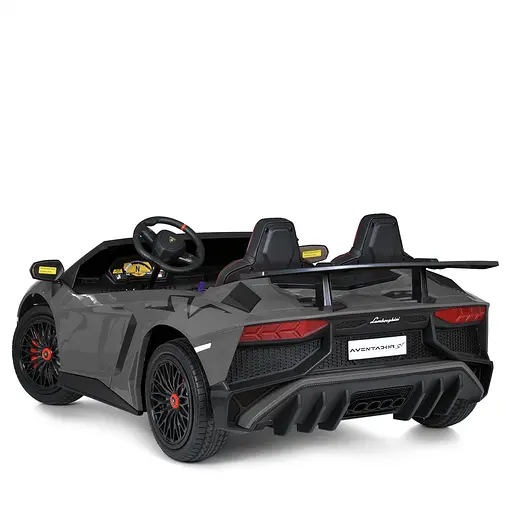 Електромобіль дитячий Bambi Lamborghini Racer M 5738AL-11 з музикою світлом Bluetooth та надувними колесами - фото 6