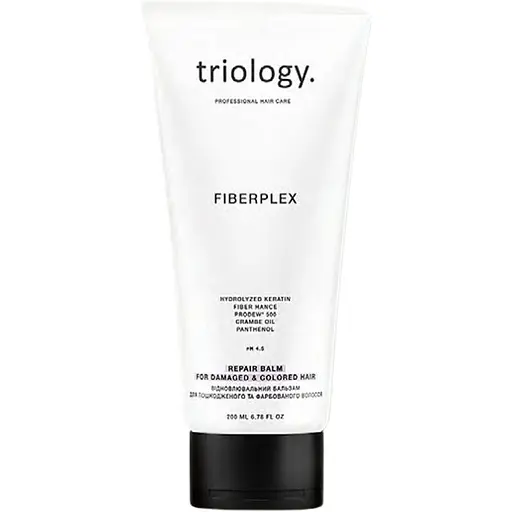 Бальзам для пошкодженого та фарбованого волосся Triology. Fiberplex відновлювальний 200 мл - фото 1