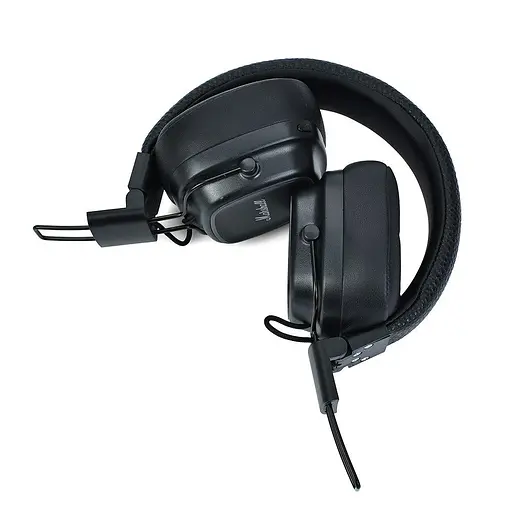 Навушники MAJOR 4, 108 дБ, 20 Гц - 20 000 Гц, 32 Ом, FM-радіо, LED-підсвічування, Bluetooth чорні - фото 5