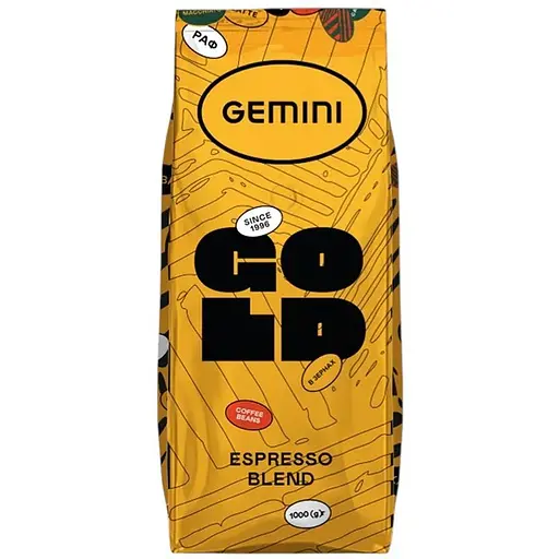 Кофе в зернах Gemini Espresso Gold 1 кг - фото 1