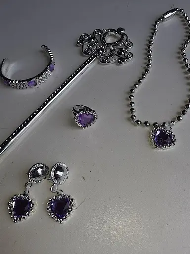 Набір для дівчинки Принцеса 3-6 років рожевий (корона, чарівна паличка, туфельки) - фото 5