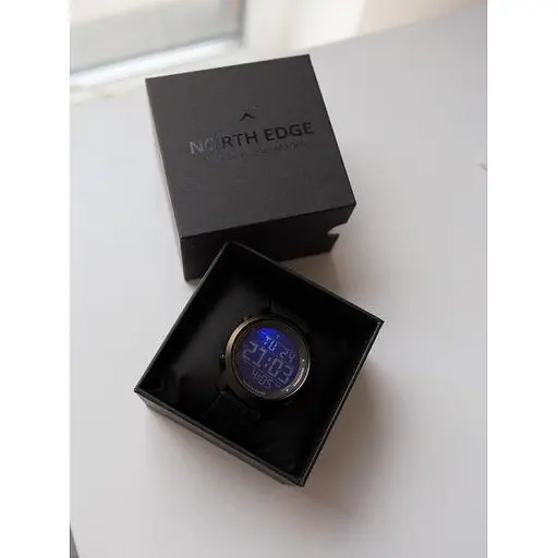 Часы мужские наручные North Edge Aero (Черные) - фото 7
