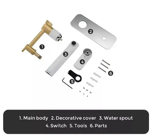 Змішувач для умивальника Gappo G1048-22 - фото 7