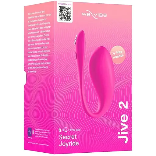 Смарт-віброяйце We-Vibe Jive 2 Electric Pink - фото 12