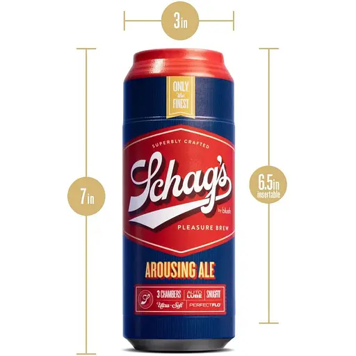 Мастурбатор Blush Schag’s - Arousing Ale Masturbator - Frosted - фото 6