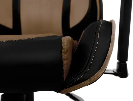 Геймерське крісло GT Racer чорне коричневе (X-2645 Black/Brown) - фото 10
