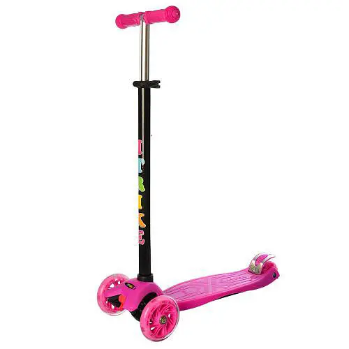 Дитячий самокат iTrike JR 3-003-P MAXI колеса, що світяться