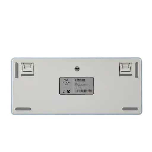 Игровая механическая клавиатура AULA F75 / Три режима подключения / Greywood V3 Switch / Blue White - фото 9
