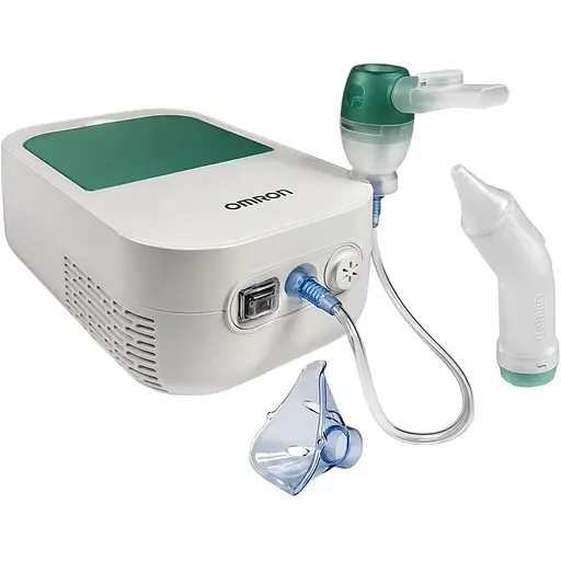 Ингалятор (небулайзер) Omron DuoBaby (NE-C301-E) с аспиратором компрессорный