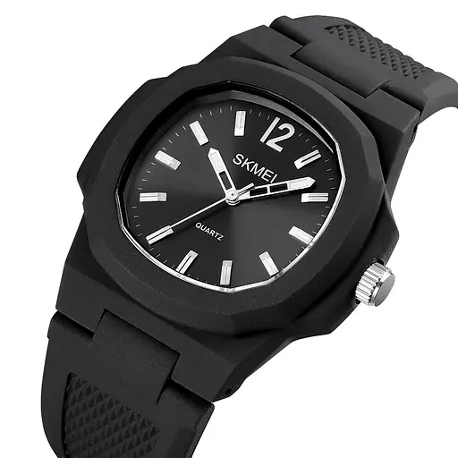 Наручний годинник чоловічий Skmei 1717 Black, 1717BK (18408) - фото 2