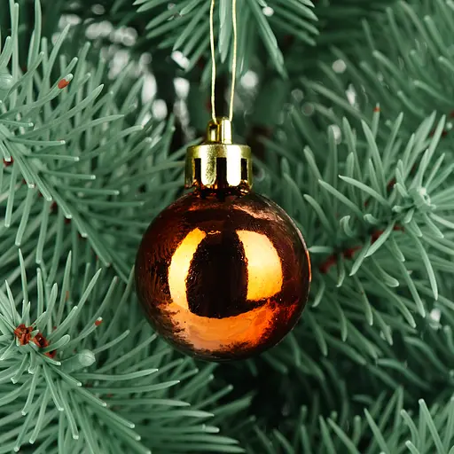 Набір куль Anhui Tianhui Ялинка 3 см 17 шт. (951681) - фото 5