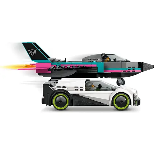 Конструктор LEGO City Реактивний літак проти автомобіля 259 деталей (60489) - фото 3