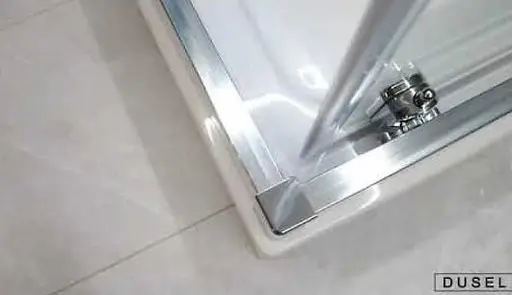 Душевая кабина Dusel A-513 80x80x190 прозрачная, Универсальная, прозрачная, хром, 80x80 - фото 2