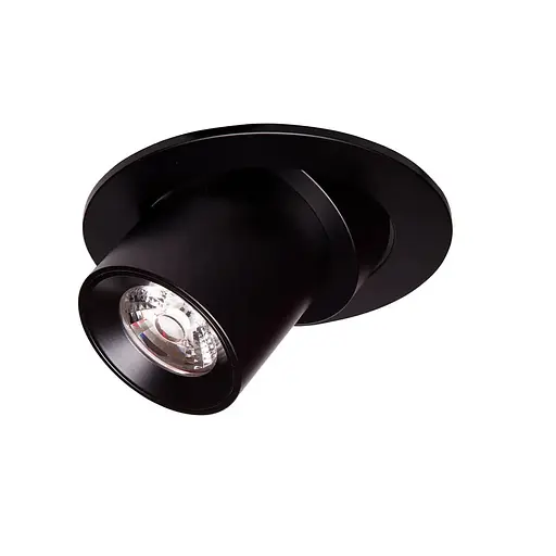 Точковий світильник MJ-Light SL74063/7W BK 3000K - фото 1