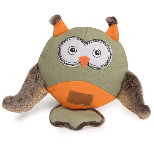 Іграшка для собак Camon сова полотняна з пищалкою 30 см (AH4029) - фото 3