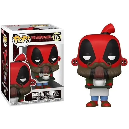 Фигурка Funko Pop Дэдпул Бариста Barista Deadpool 10 см FP DP 775 - фото 1
