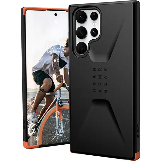 Оригінальний протиударний чохол UAG Civilian Samsung Galaxy S22 Ultra (6.8") Black 21344D124040