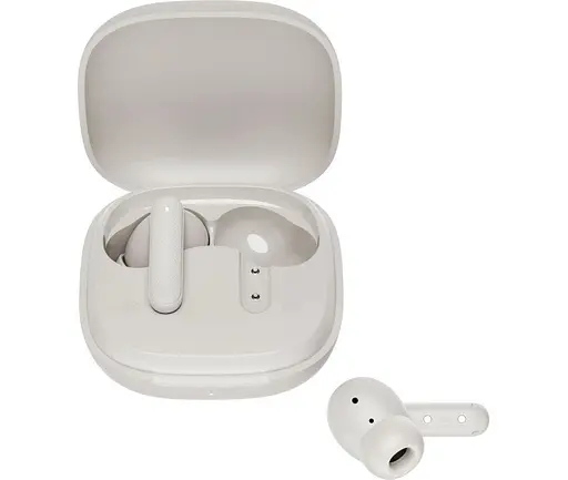 Навушники бездротові Qcy buds TWS білі - фото 5