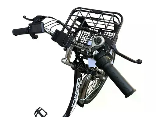 Електровелосипед Crosser E-LIT 26 дюймів (500W/48V/20Ah) з кошиком Чорний - фото 4