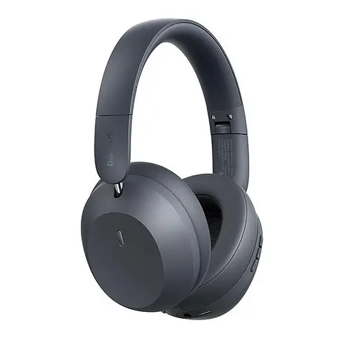 Бездротові навушники Baseus Bass 35 Max Wireless, ANC, BT5.3, AUX, 600mAh, 30-50h, Grey A00070800821-00 - фото 3