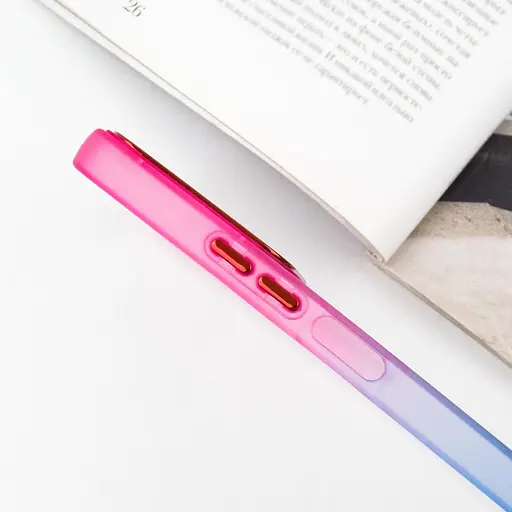 Чехол Epik TPU+PC Fresh sip series для Xiaomi Redmi Note 12 4G Синий / Розовый - фото 4