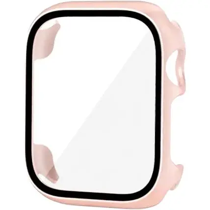 Чехол-накладка DK CDK Пластик Soft-Touch Glass Full Cover для Apple Watch 44mm (015069) (pink)