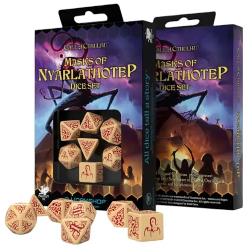 Набір кубиків Call of Cthulhu: Masks of Nyarlathotep Dice Set , 7 шт. (SCTX19)
