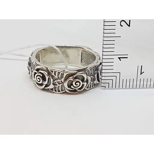 Срібне кільце Aurora. Артикул 81632* 17,5 - фото 5