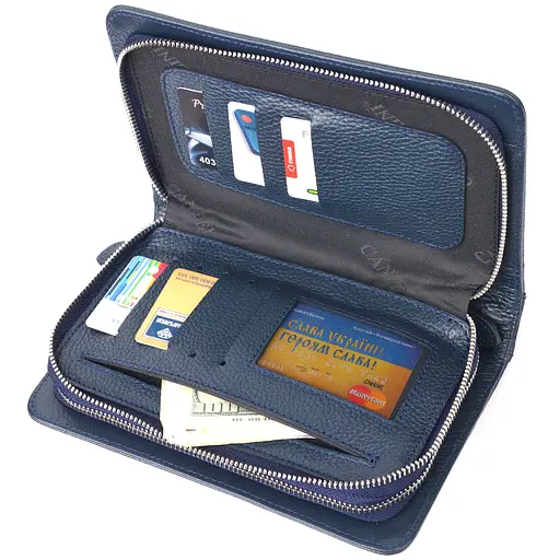 Барсетка кожаная мужская Canpellini 21,5х13,5х4 см sum0022447 - фото 5