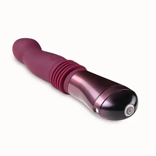 Вібратор Blush Temptasia Trixie 25.4 см бордовий - фото 7