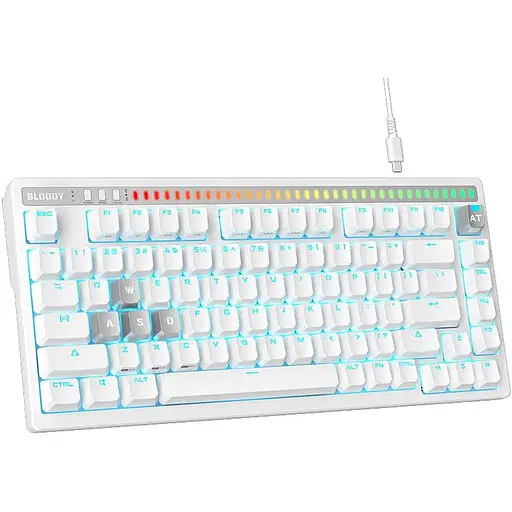 Клавиатура Bloody AT75 USB White (AT75 (White)) - фото 3