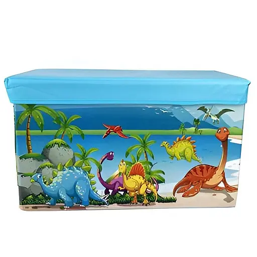 Текстильний ящик для іграшок C 68851-2 складний з малюнком динозаврів 31 х 60 х 35 см - фото 2