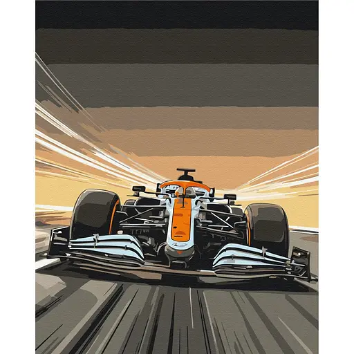 Картина за номерами на підрамнику Brushme Мить прискорення