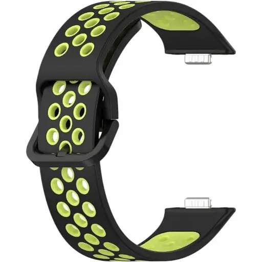 Ремешок DK CDK для Huawei Watch Fit 4 Pro Silicone Sport Band Nike (017791) (black / green)