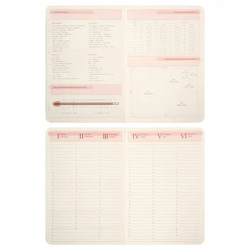 Записная книжка А5 Leo Planner Bruno датирована 368 страниц (252685) - фото 9