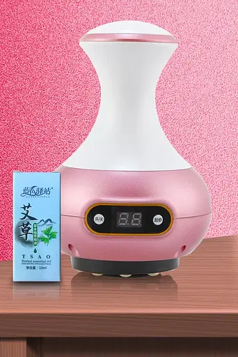 Вакуумний масажер для тіла 506-С міні з інфрачервоним прогріванням - фото 5