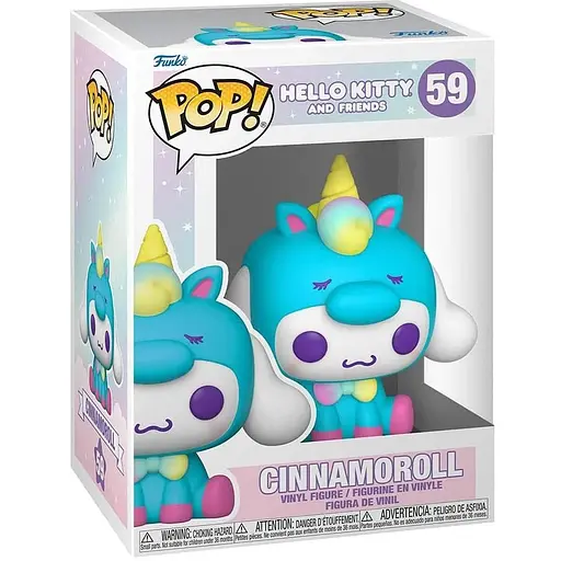 Ігрова Колекційна фігурка Funko POP! - Сіннаморолл у костюмі єдинорога - фото 1