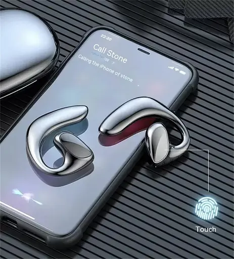 Беспроводные водонепроницаемые стерео наушники TWS S900 c индикатором заряда и зарядным кейсом. Чёрные. - фото 6