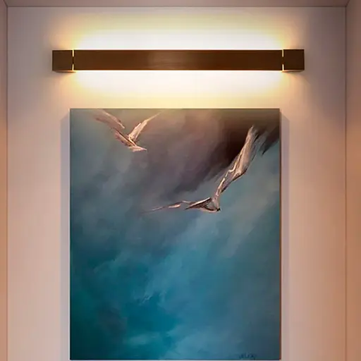 Бра Line F лінійні в чорному кольорі у трьох розмірах довжина 49 см - фото 7