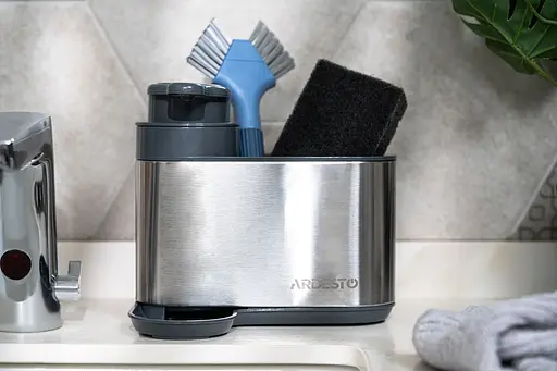 Органайзер для моющих средств Ardesto Minimalism 8 х 12.7 х 16 см серый (ARHB3102GS) - фото 10