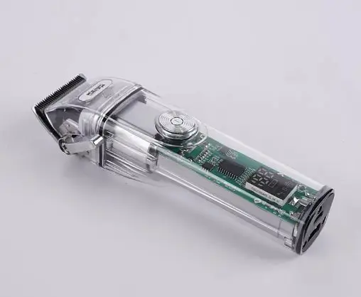 Машинка для стрижки волосся DSP 90493 з насадками різної довжини бездротова машинка для стрижки з акумулятором 5 Вт Прозора - фото 6