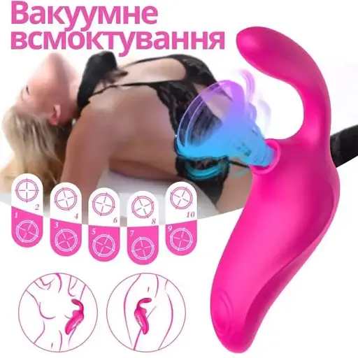 Вібратор I’MCUM Secret G з вакуумом, вібрацією та стимуляцією точки G (IM-KXY216) - фото 6