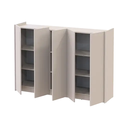 Тумба для обуви Doros Кассель Кашемир 5 ДСП 159х40х110 (41516217) - фото 3