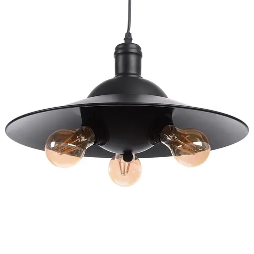 Люстра Brille лофт підвісна E27 60W BK (BL-349S/3) - фото 3