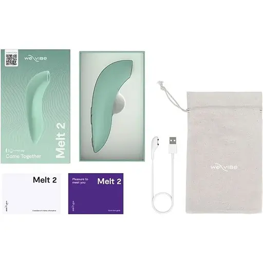 Вакуумний стимулятор We-Vibe Melt 2 (Sage) - фото 9