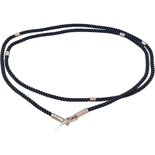 Ювелірний шовковий шнурок Tango з золотими вставками. 950107 50