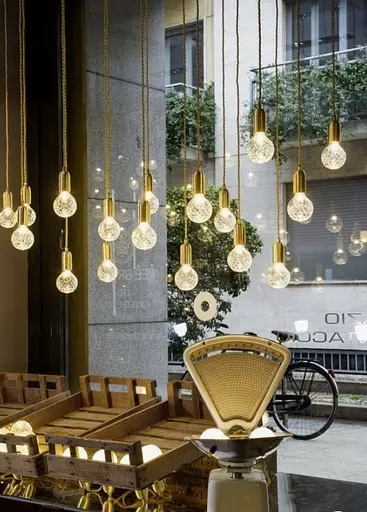 Люстра подвесная Brille галогенная G9 40W BZ (BL-862S/1) - фото 6