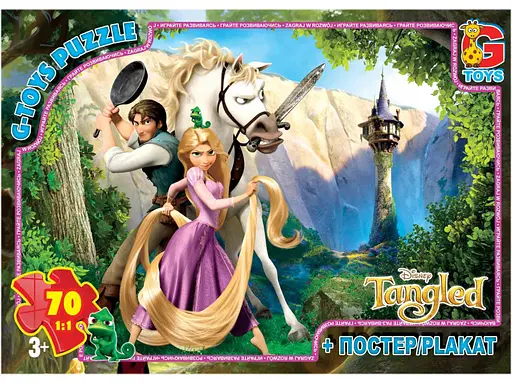 Пазли G-Toys Рапунцель, 70 елементів, TA002